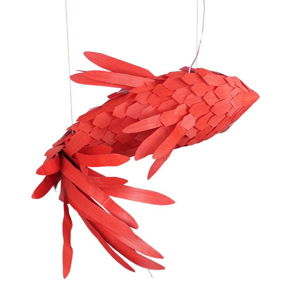 Vamararae Crimson Swirl Koi Pendelleuchte-Letslighting