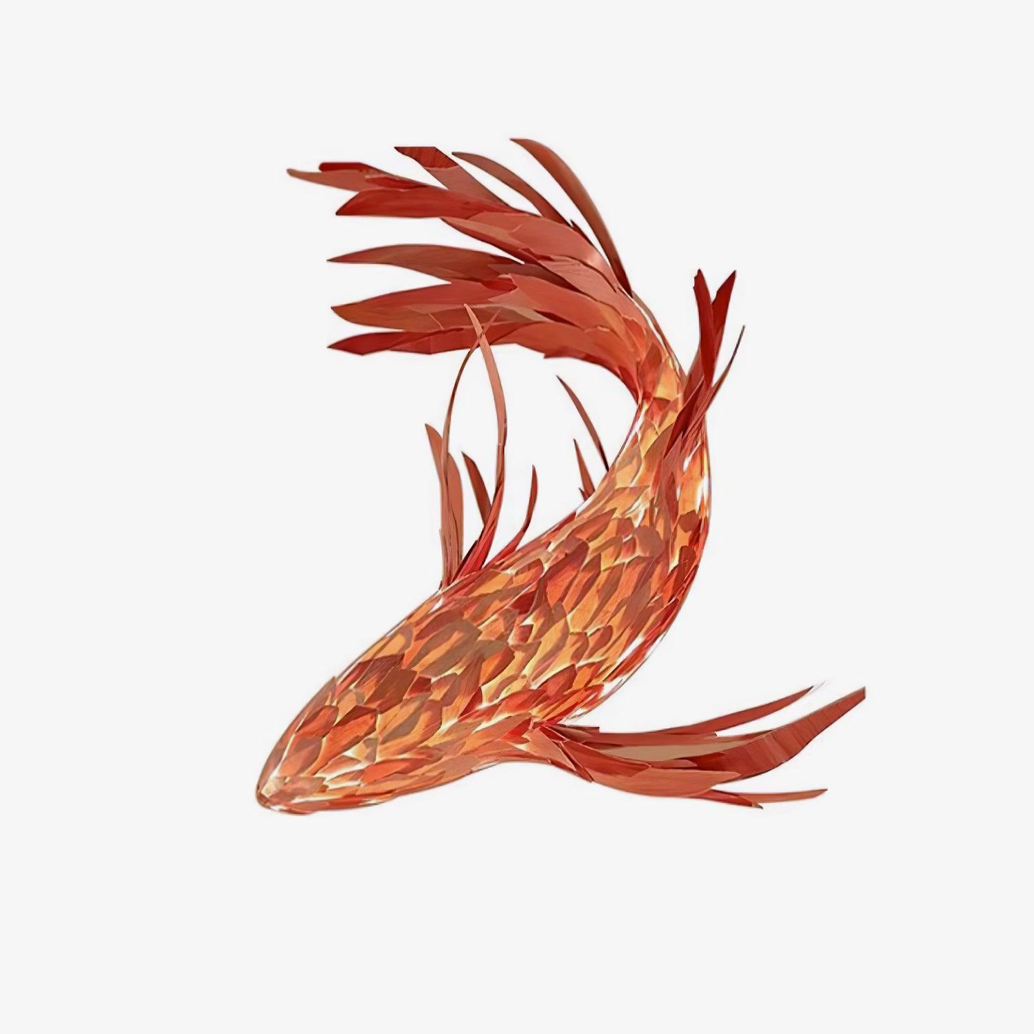 Vamararae Crimson Swirl Koi Pendelleuchte-Letslighting