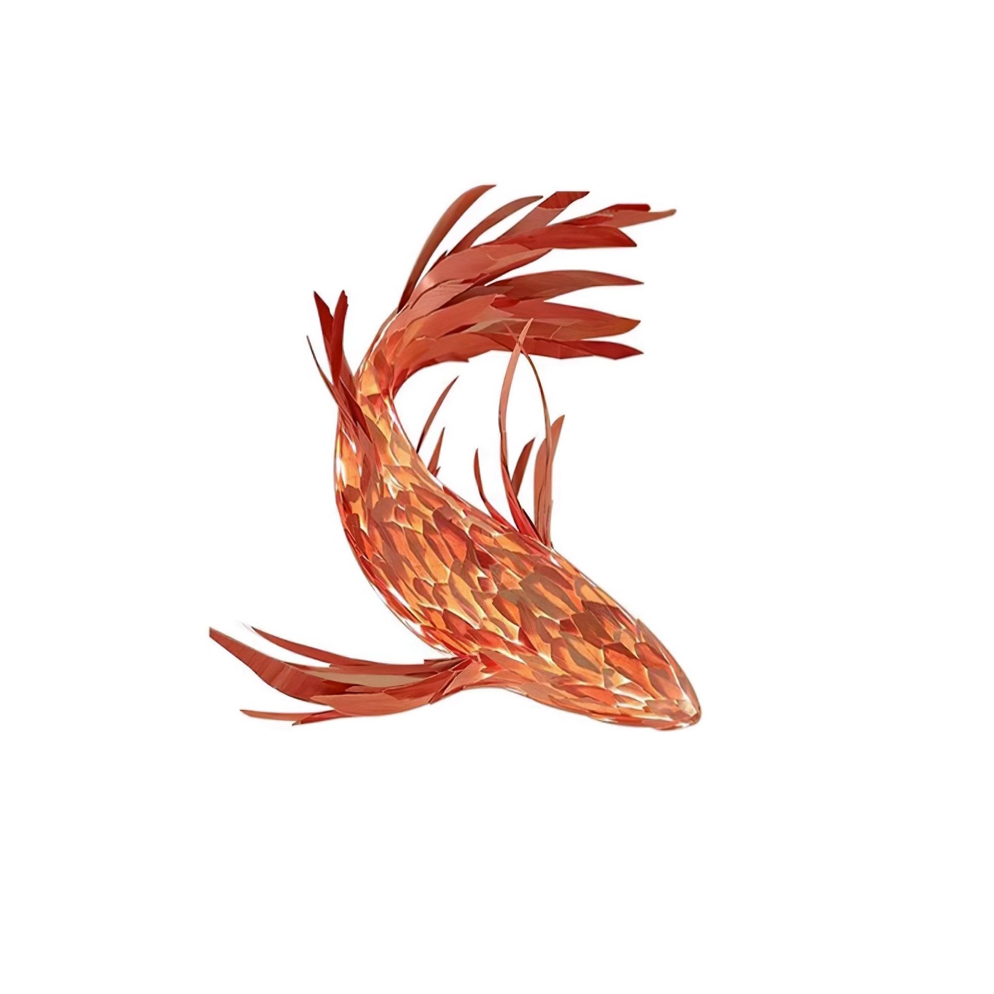 Vamararae Crimson Swirl Koi Pendelleuchte-Letslighting