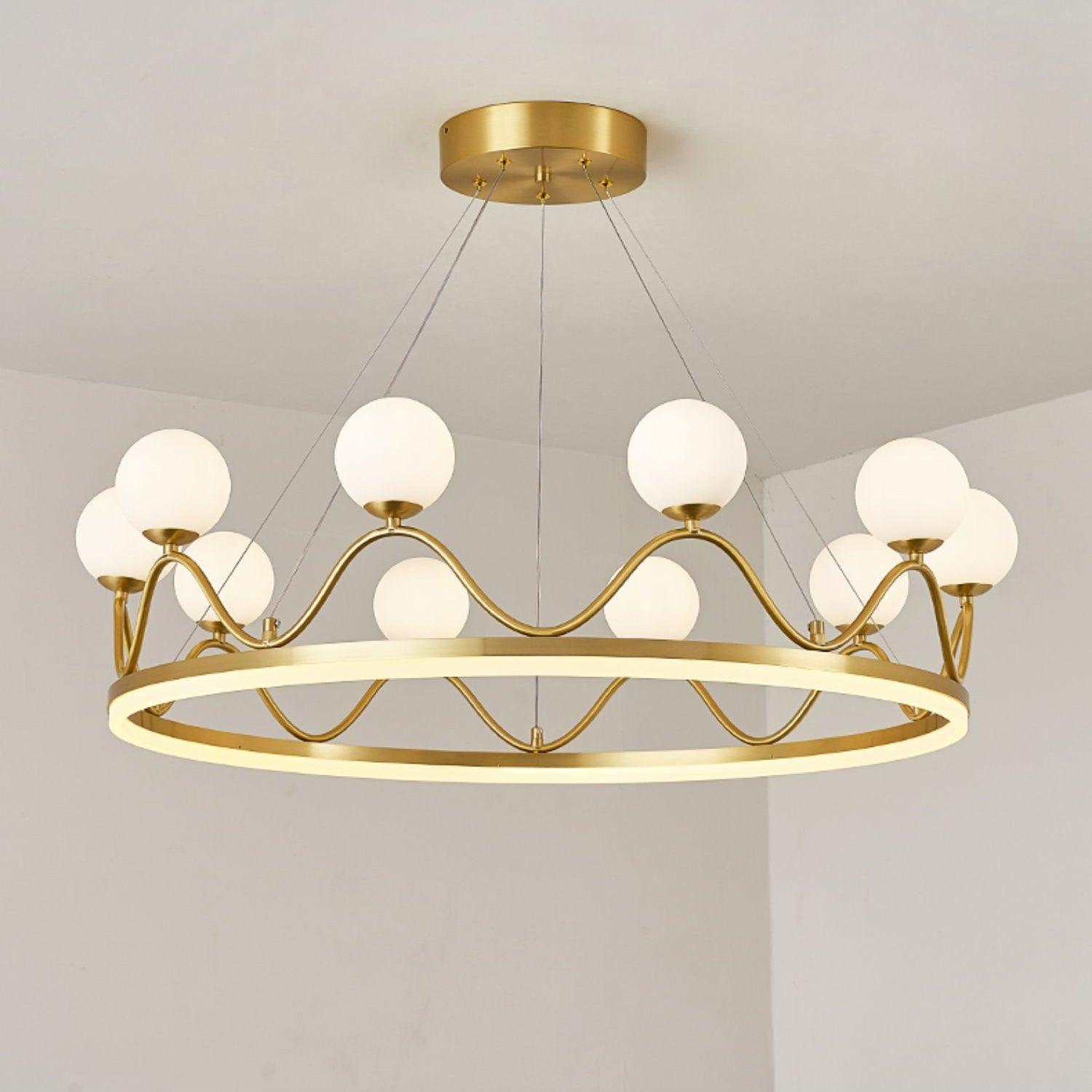 Clara Luxus-Glas-Kronleuchter-Letslighting