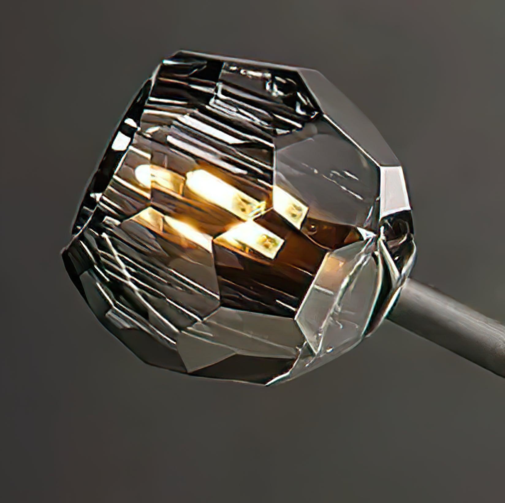 Lustra Kristallkugel Pendelleuchte Messing Cluster-Letslighting