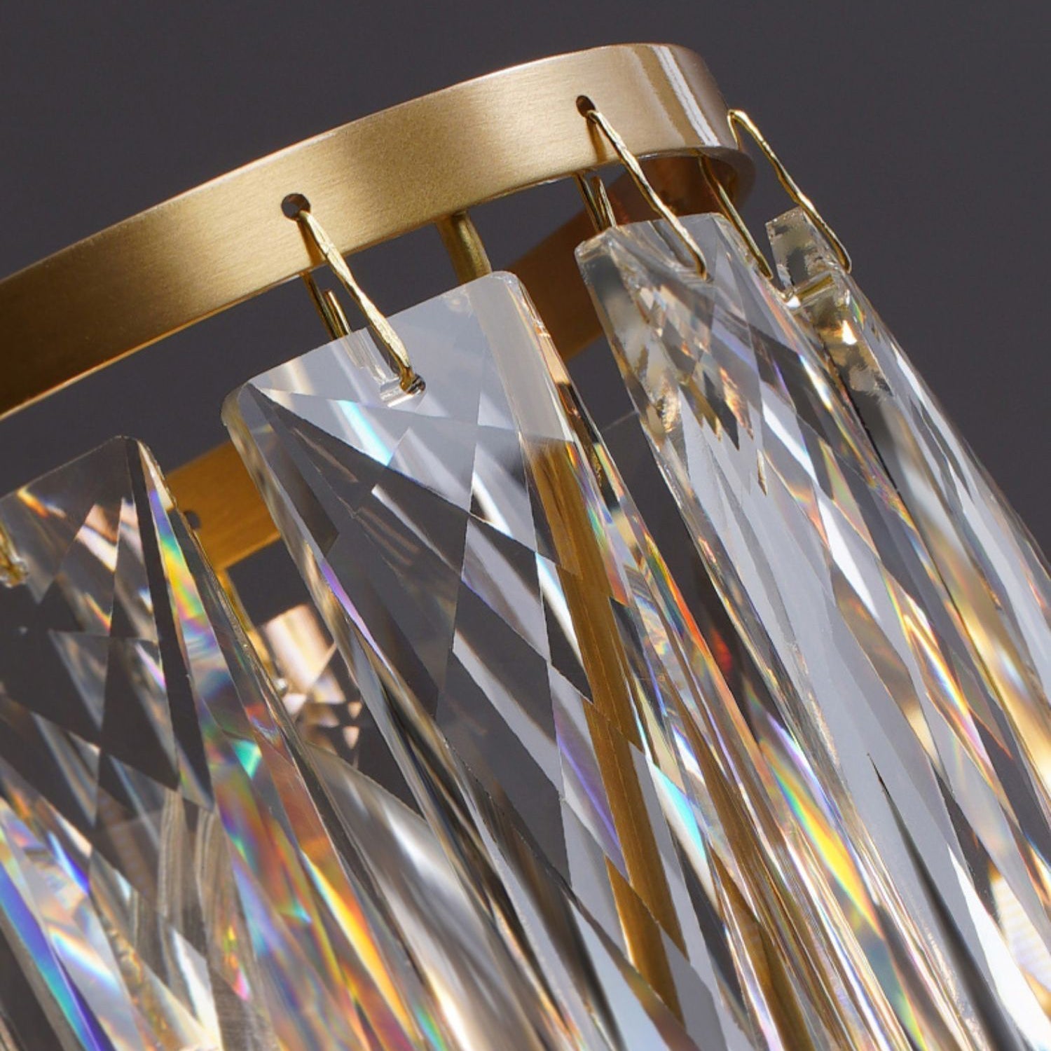 Zephyr Individual Creativity Bird Brass Crystal Chandelier - Letslighting