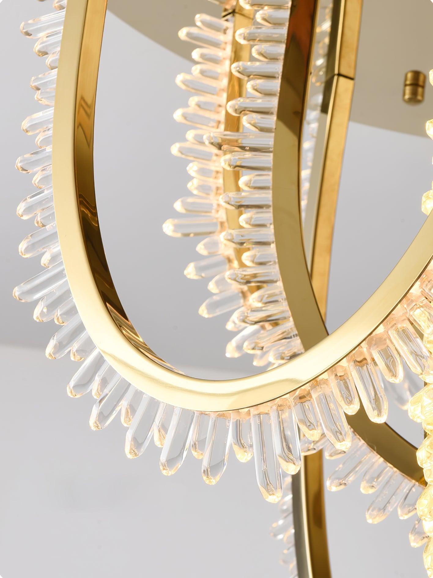 Crystal Individuelle Kreativität Cordel Kristall Deckenleuchte-Letslighting