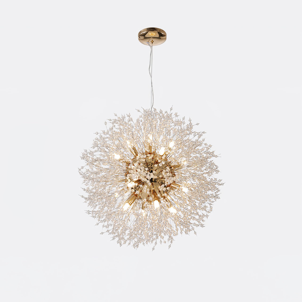 Lustra Chandelier Crystal Dandelion with Crystals-Letslighting