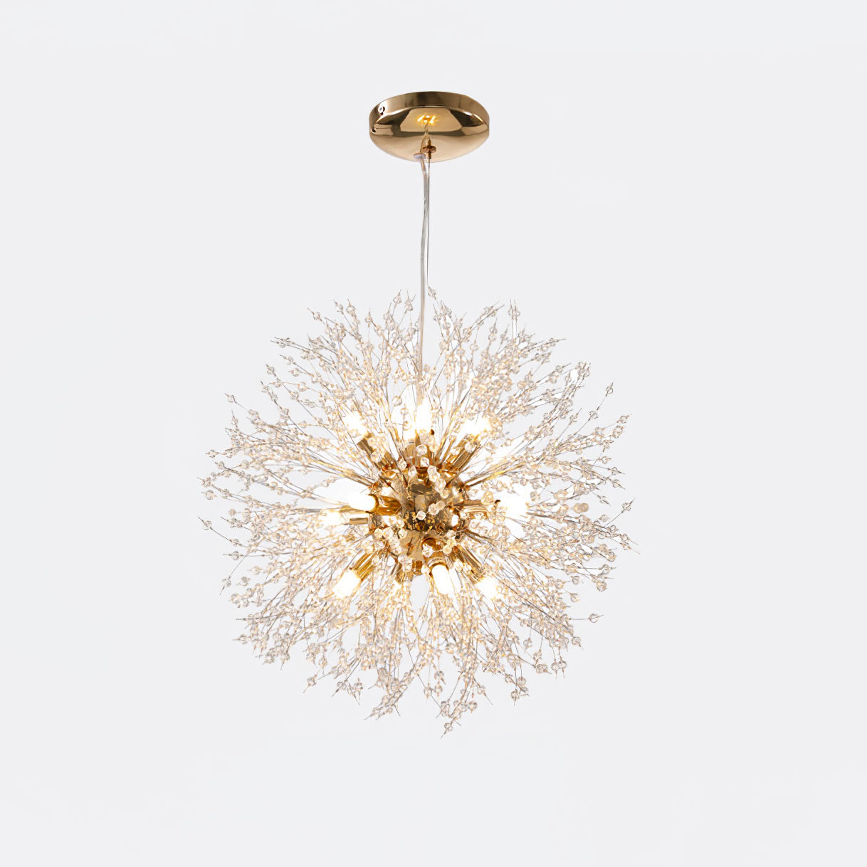 Lustra Chandelier Crystal Dandelion with Crystals-Letslighting