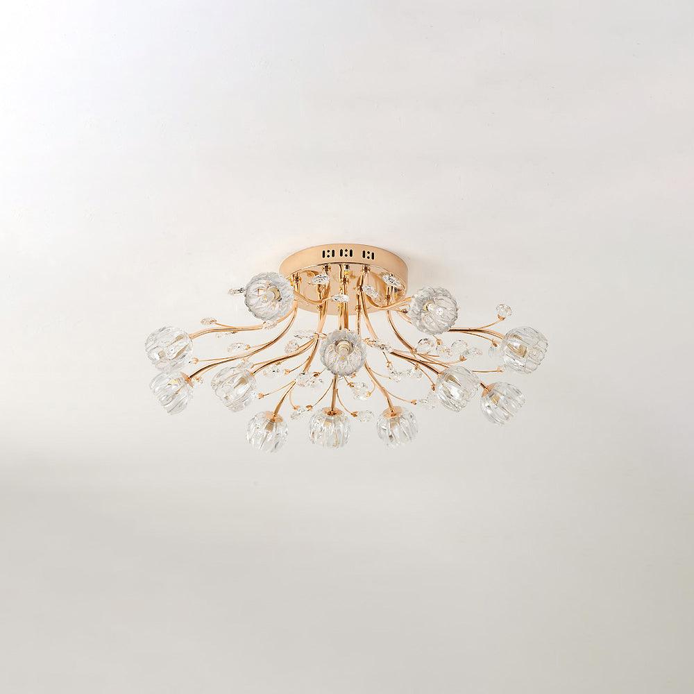 Crystal Flower Ceiling Light - Blowlighting