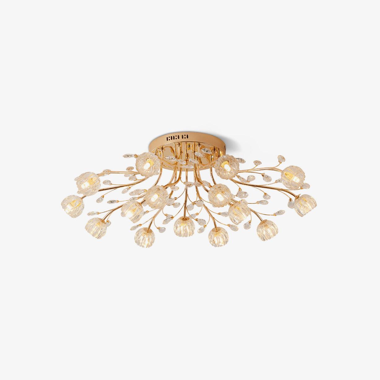 Crystal Flower Ceiling Light - Blowlighting