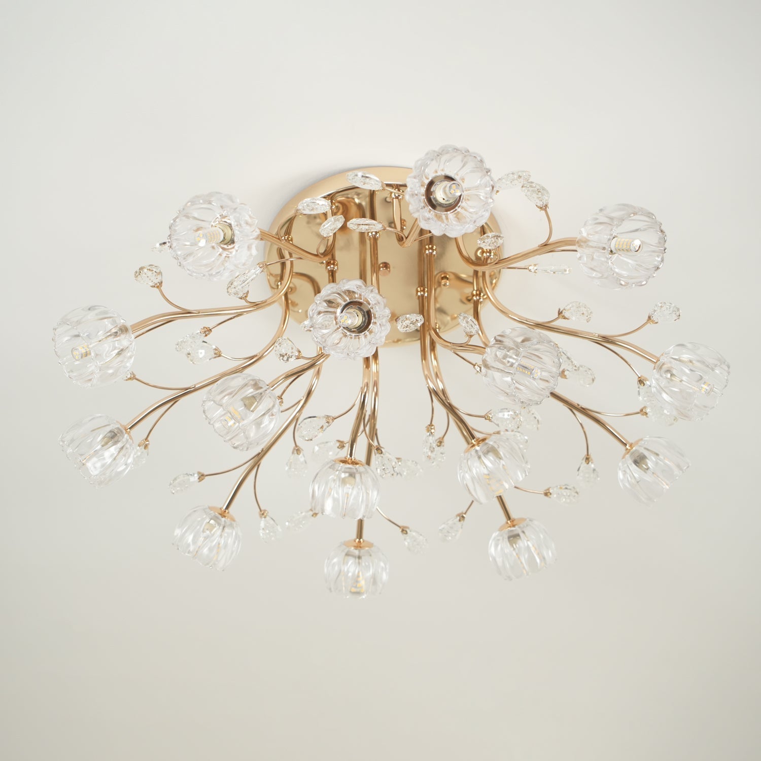Crystal Flower Ceiling Light - Blowlighting