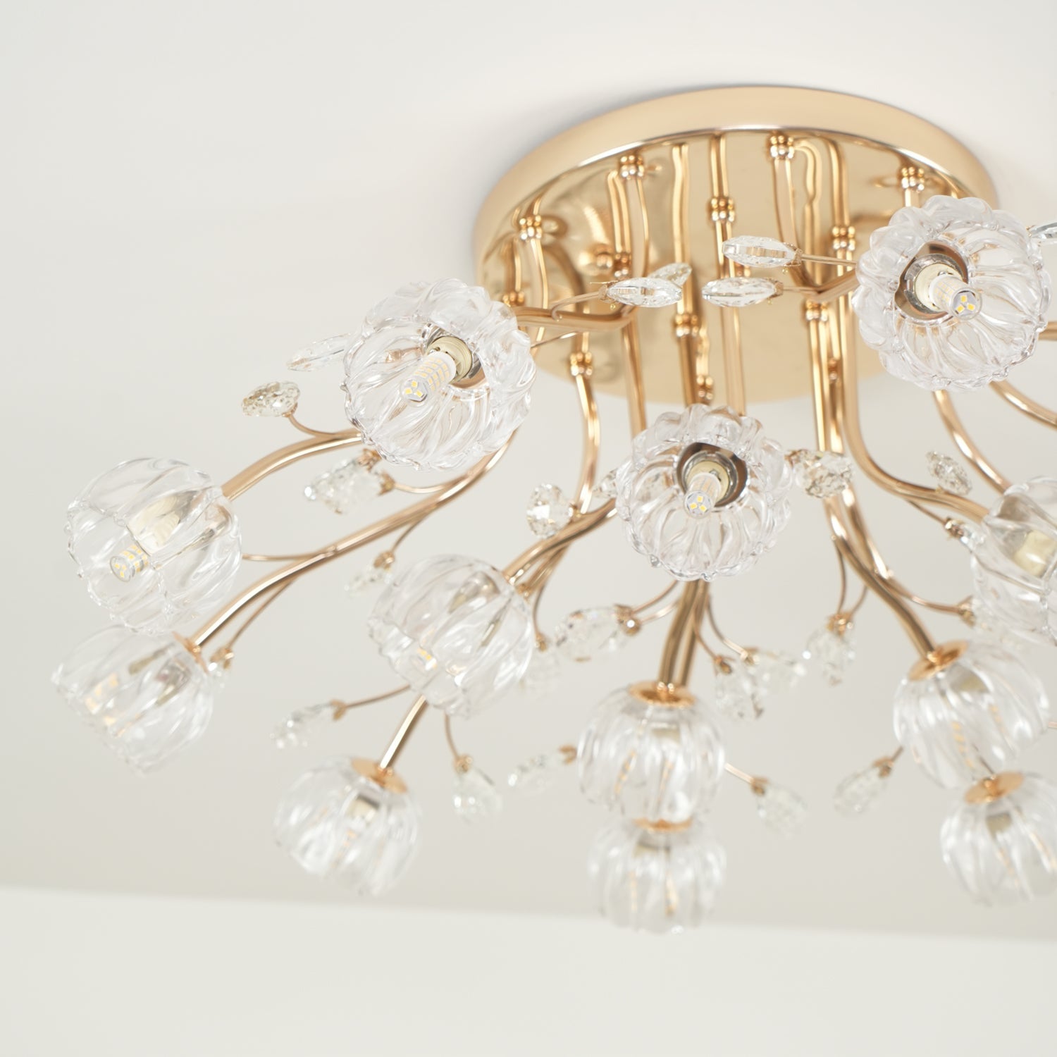 Crystal Flower Ceiling Light - Blowlighting