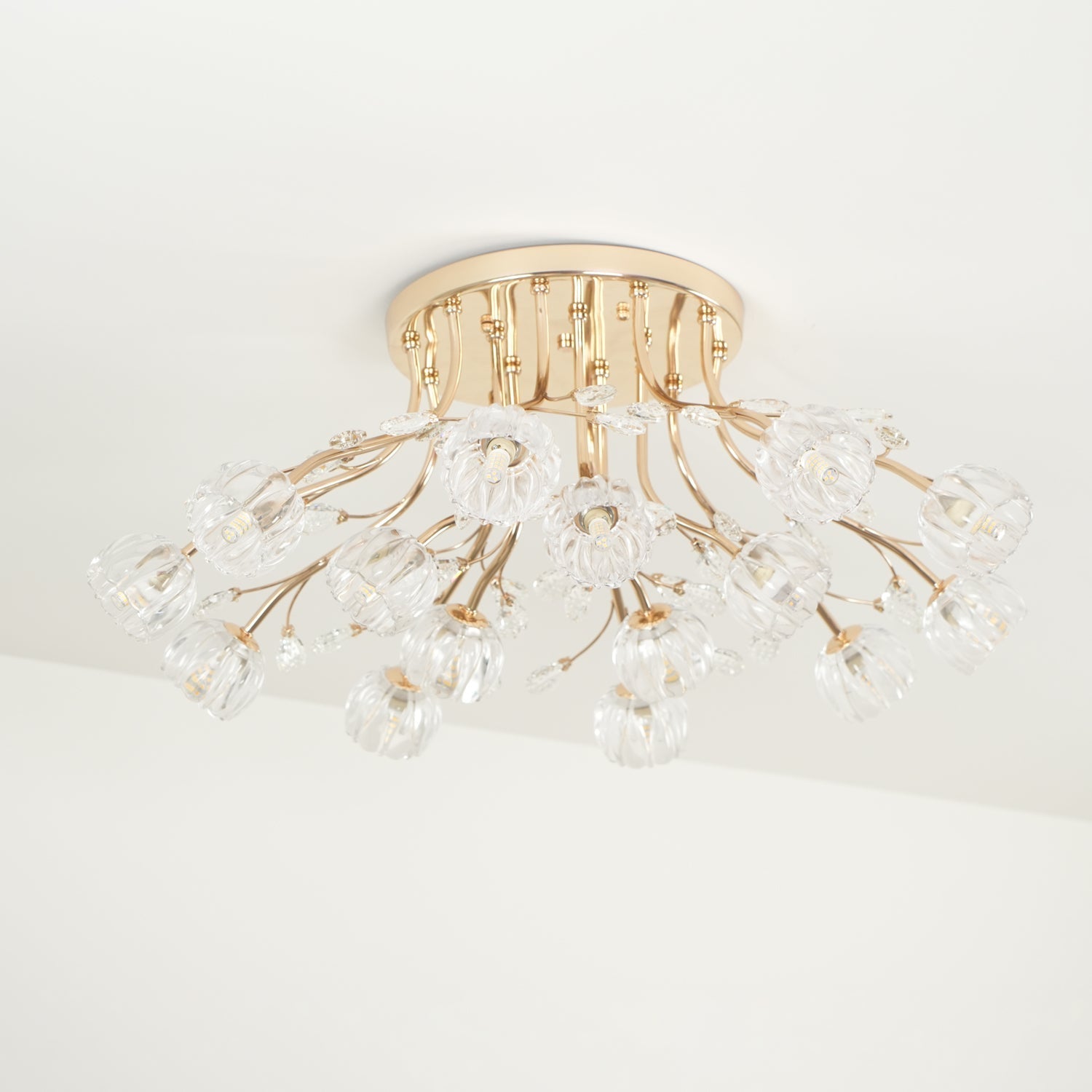 Crystal Flower Ceiling Light - Blowlighting