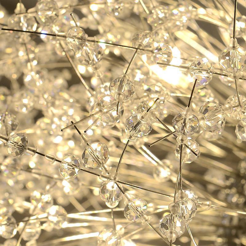 Lustra Kronleuchter Messing Lineare Kristallzweige-Letslighting