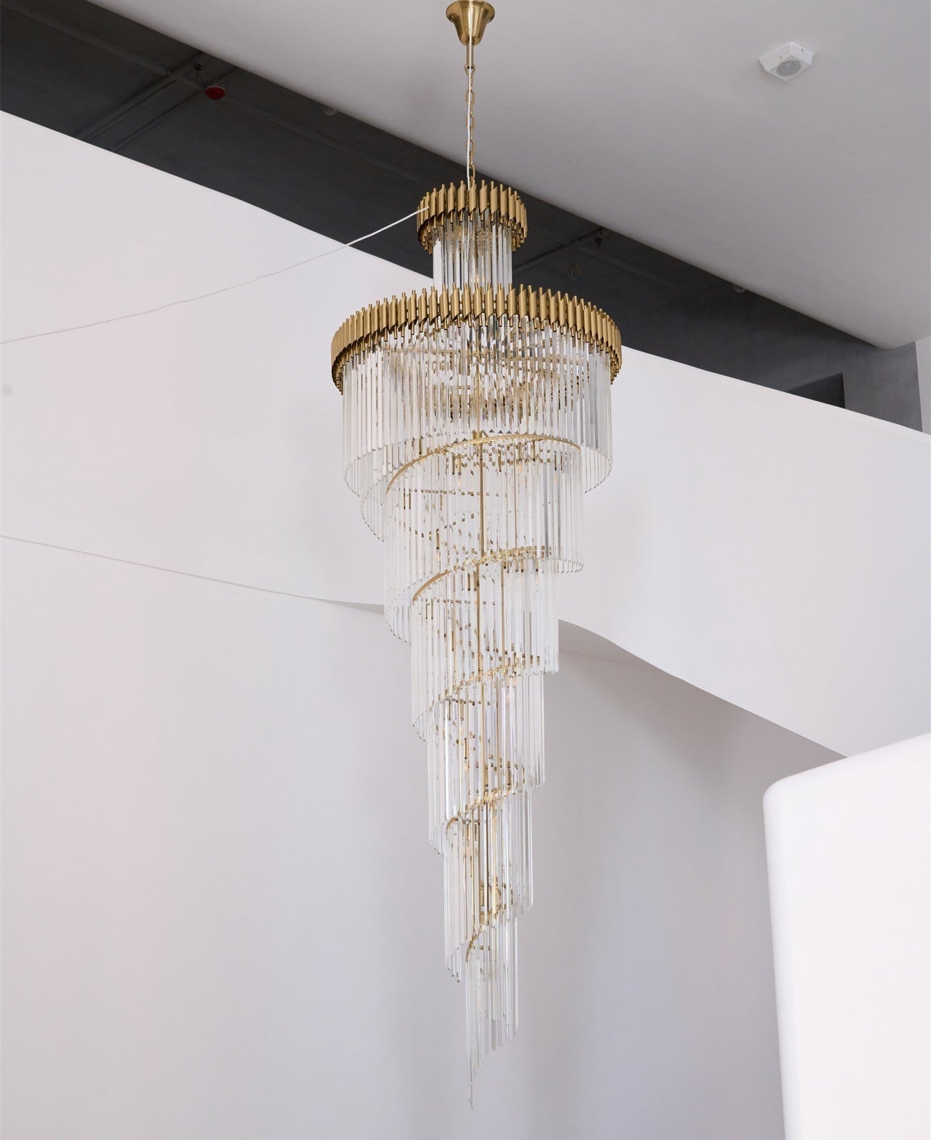 Eurmirila Kristallspiral-Kronleuchter-Letslighting