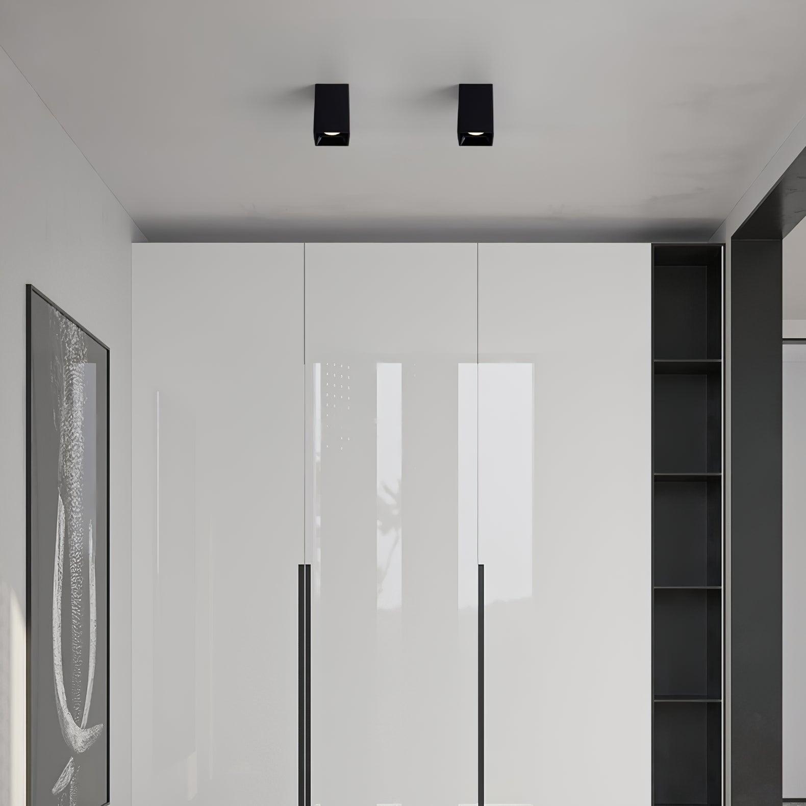 Lustra Deckenleuchte Cube Square Schwarz Strahler-Letslighting