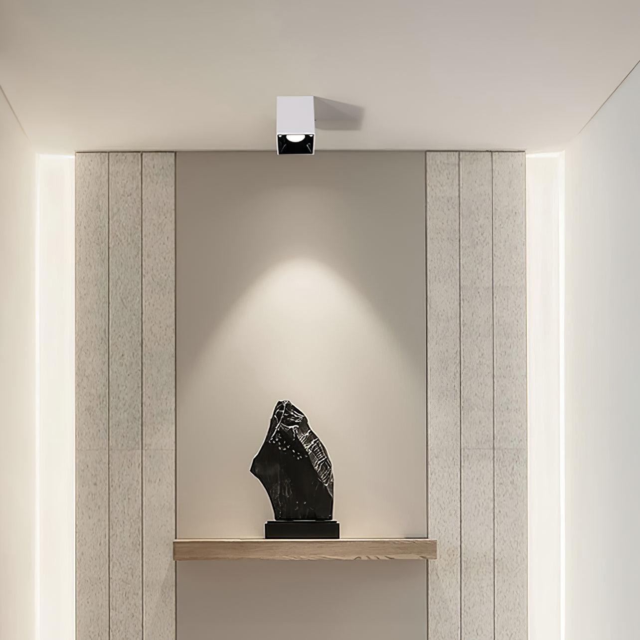 Lustra Deckenleuchte Cube Square Schwarz Strahler-Letslighting