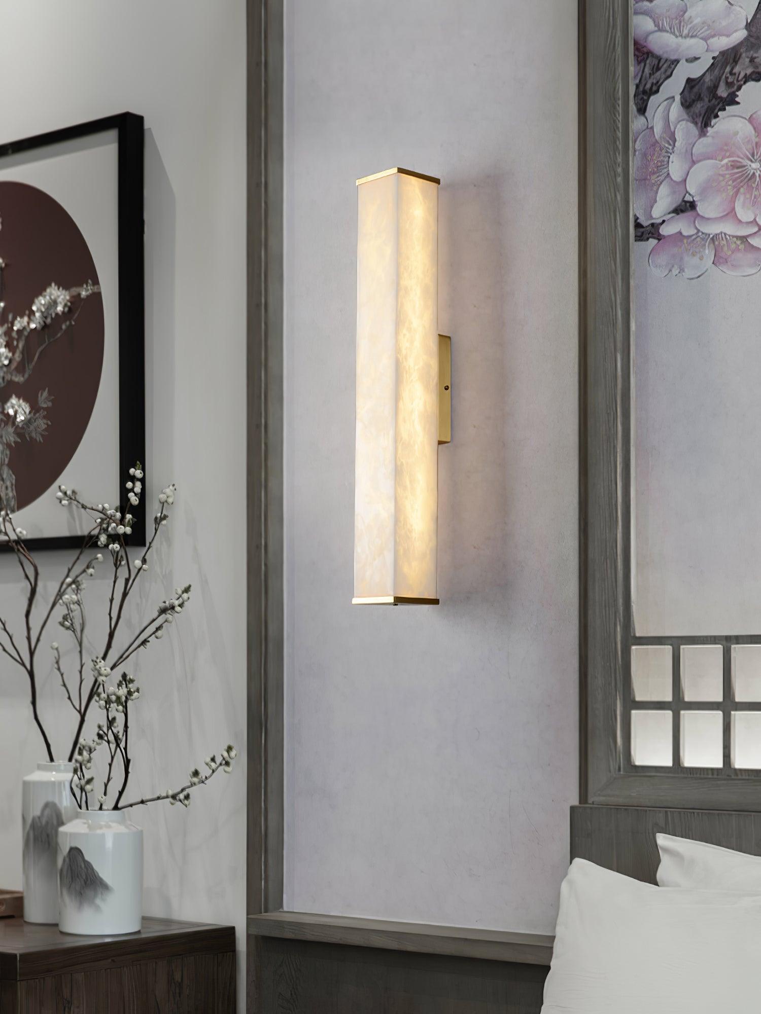 Vithaira Alabaster Linear Wall Lamp - Neutralighting