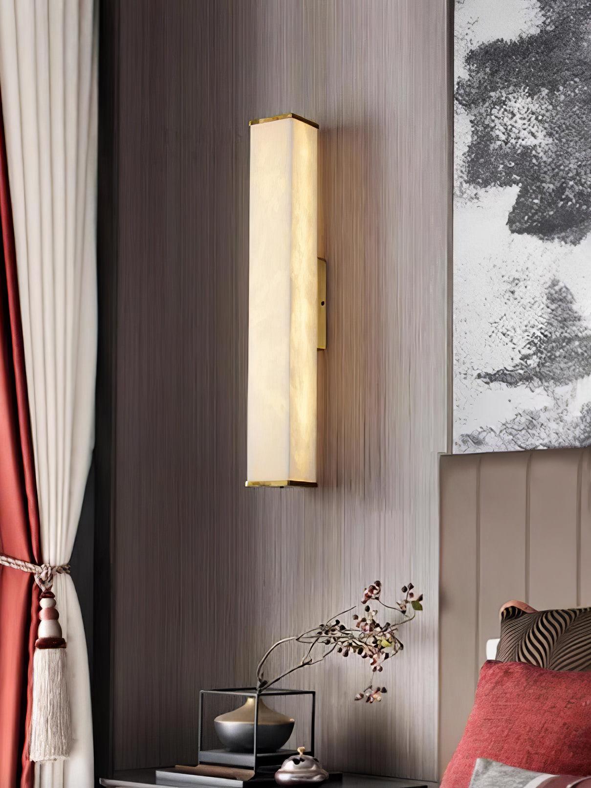 Vithaira Alabaster Linear Wall Lamp - Neutralighting