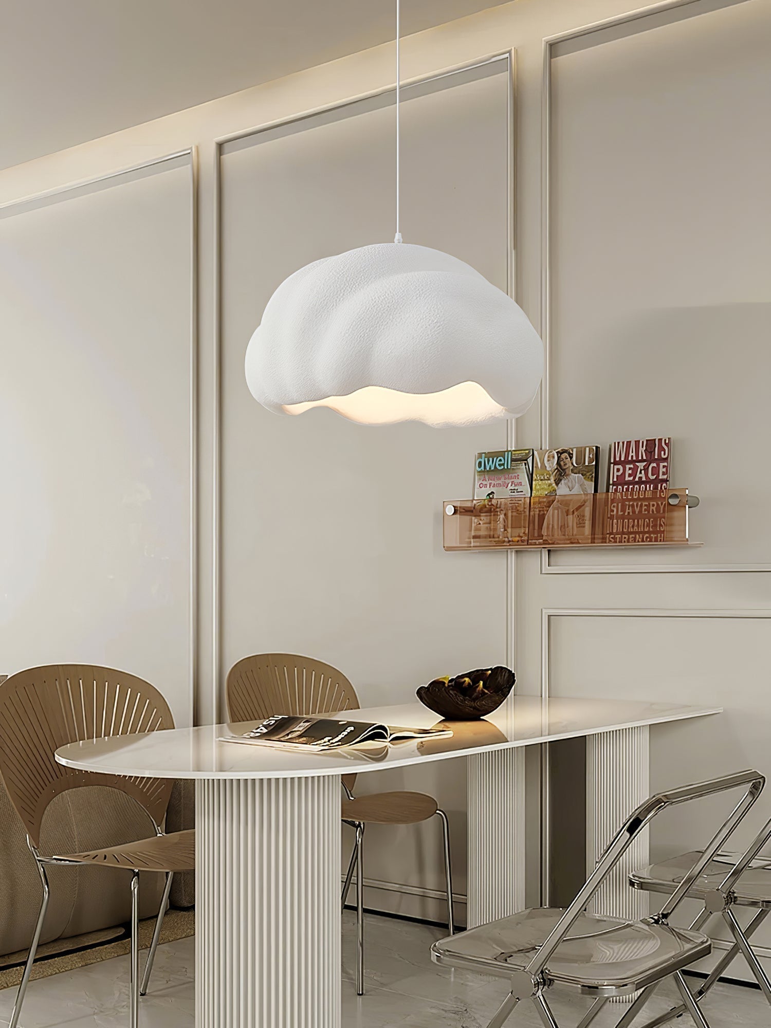 Itheira Moderne minimalistische Pendelleuchte aus Kunststoff-Letslighting