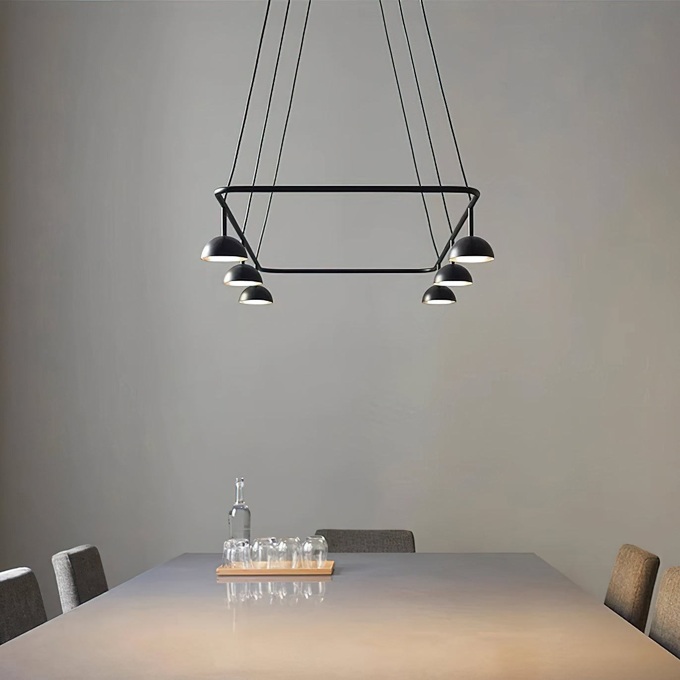 Aurora Minimalistischer Eleganter LED-Kronleuchter-Letslighting