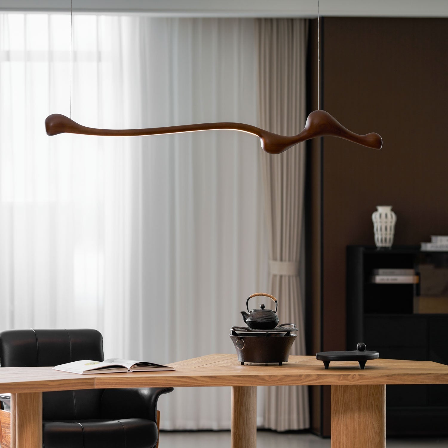 Solarace Holz Retro Pendelleuchte-Letslighting