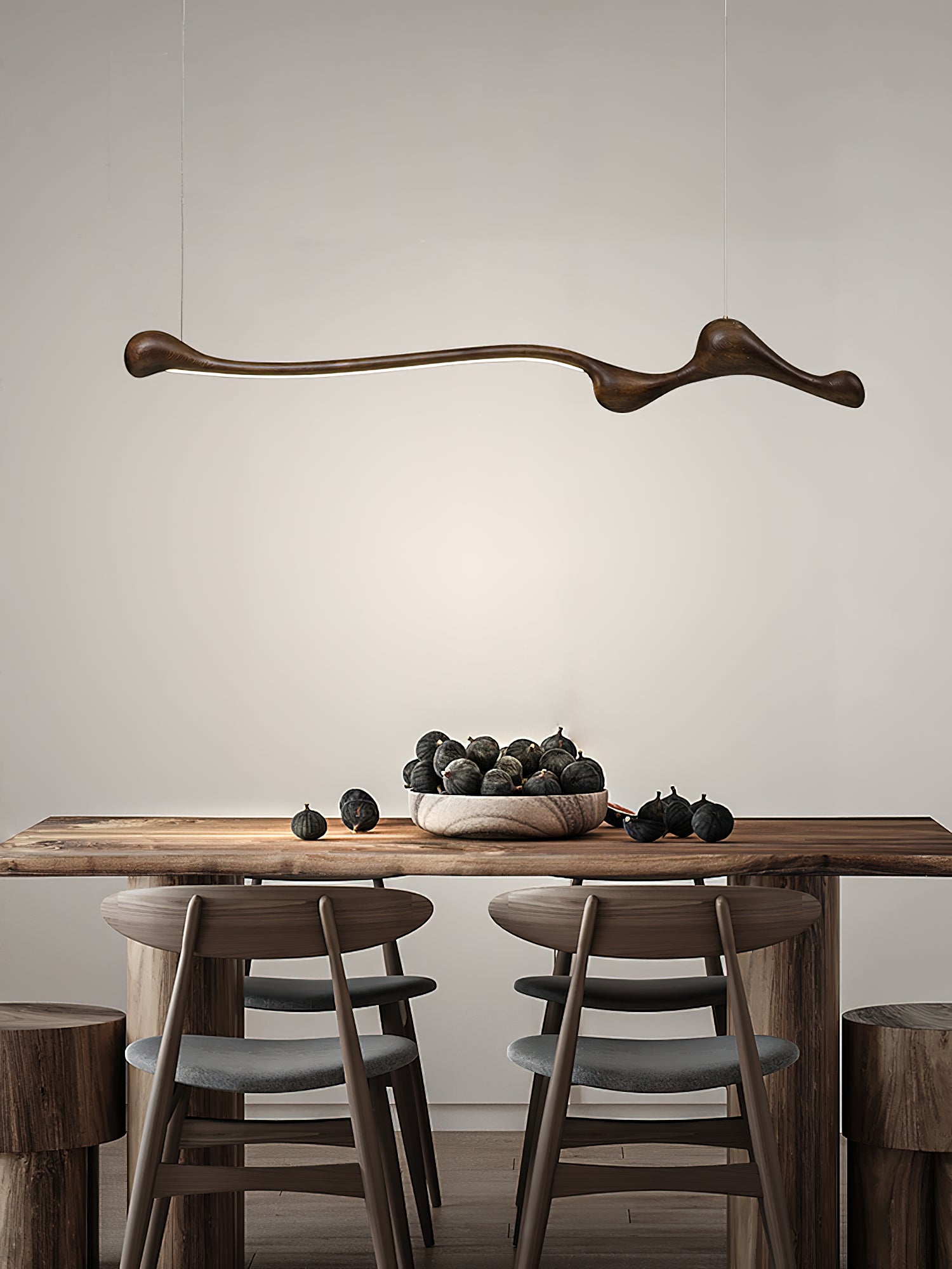 Solarace Holz Retro Pendelleuchte-Letslighting