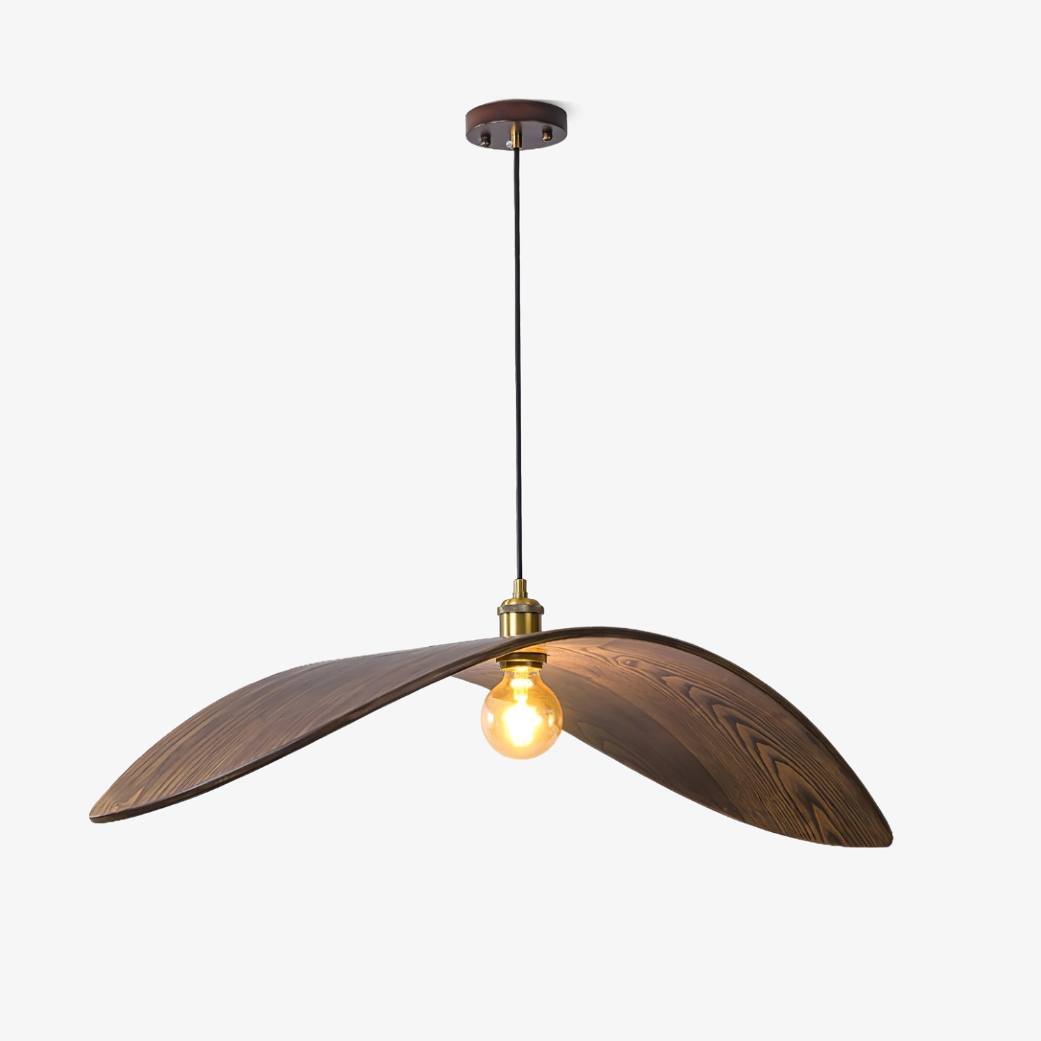 Curve Wooden Pendant Lamp - Blowlighting