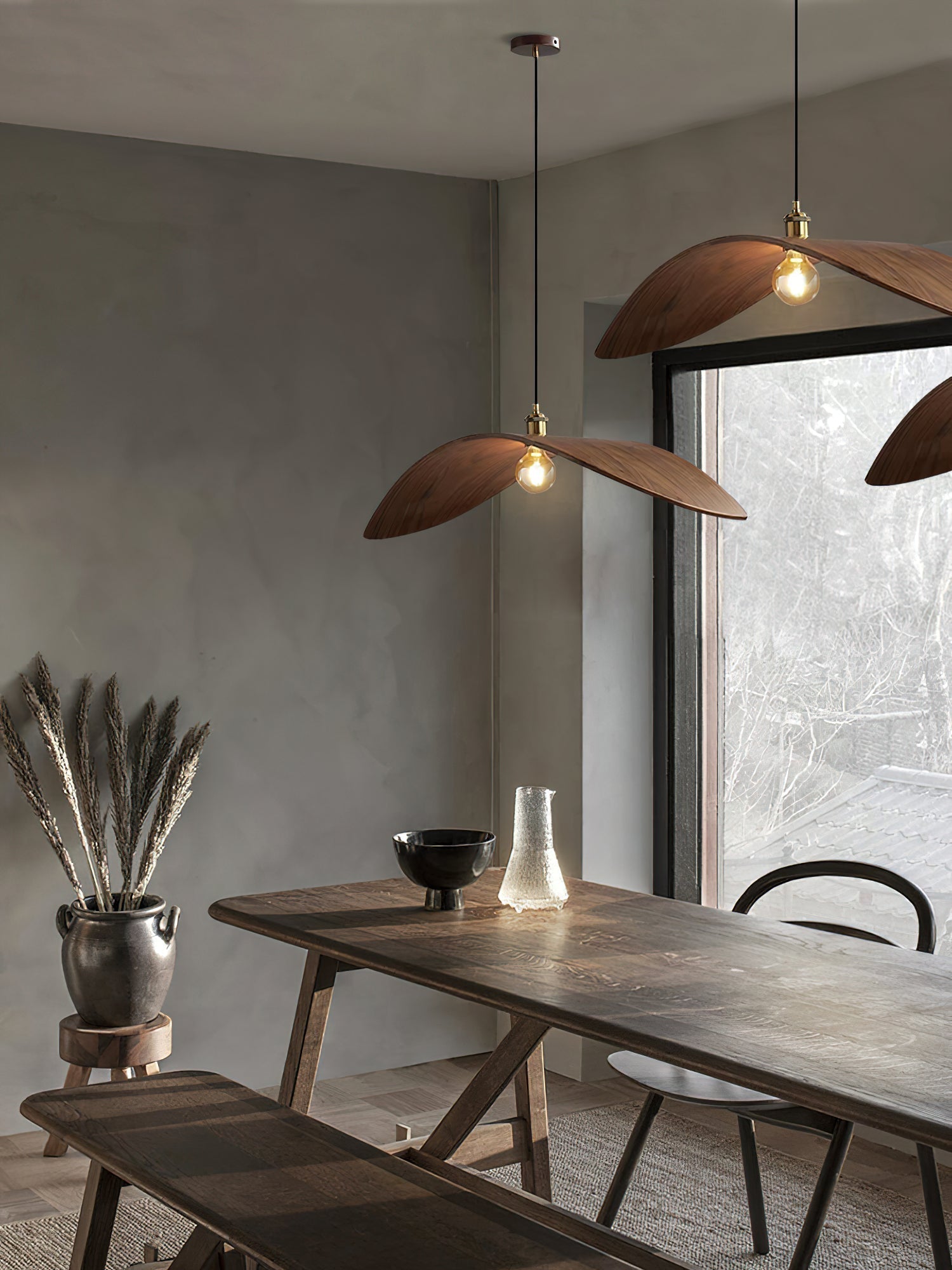 Curve Wooden Pendant Lamp - Blowlighting
