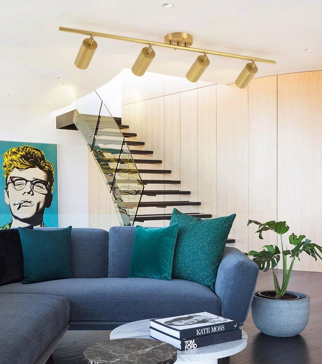 Cylinder Brass Series Ceiling Lamp - Blowlighting