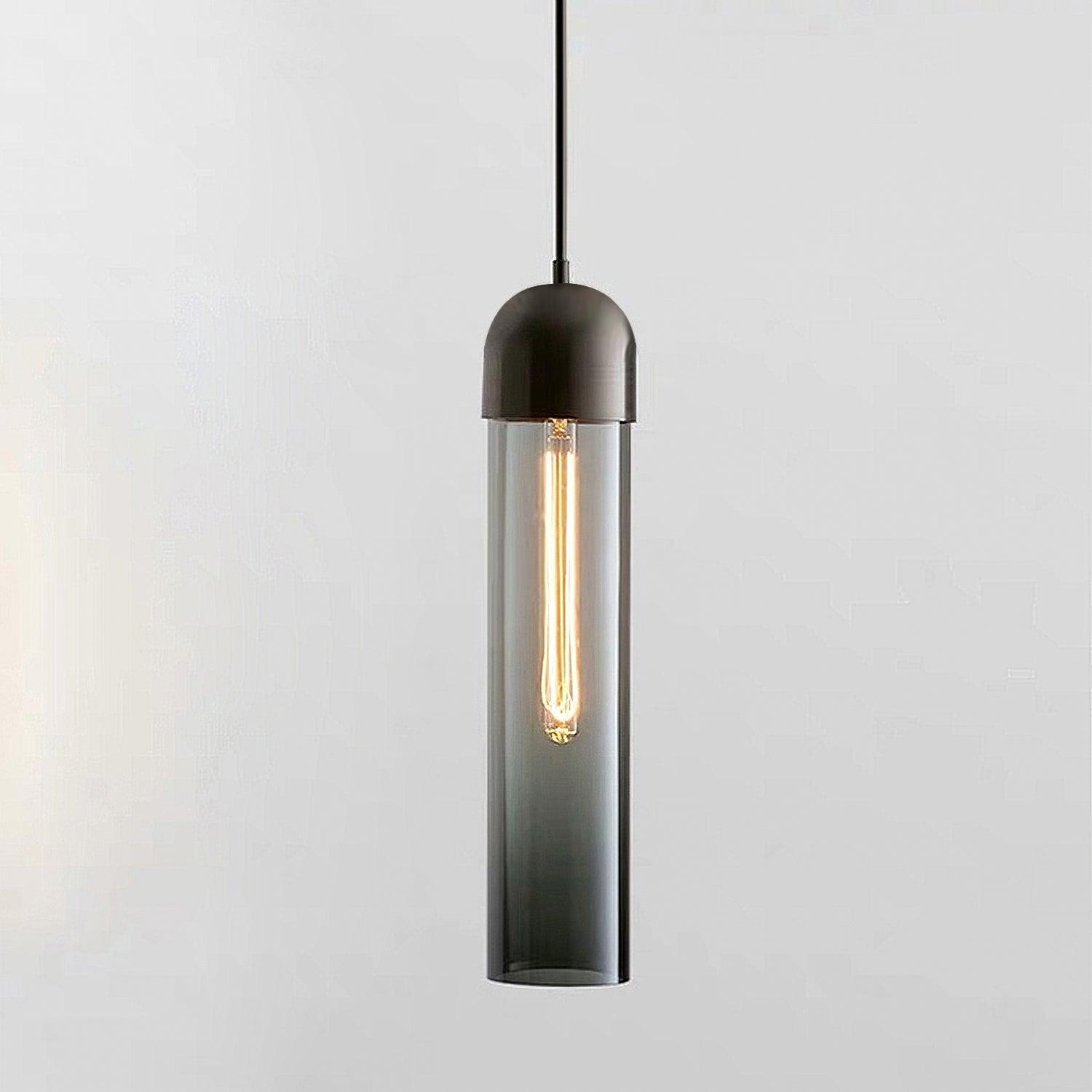 Eurcara Zylindrische Glas Pendelleuchte-Letslighting