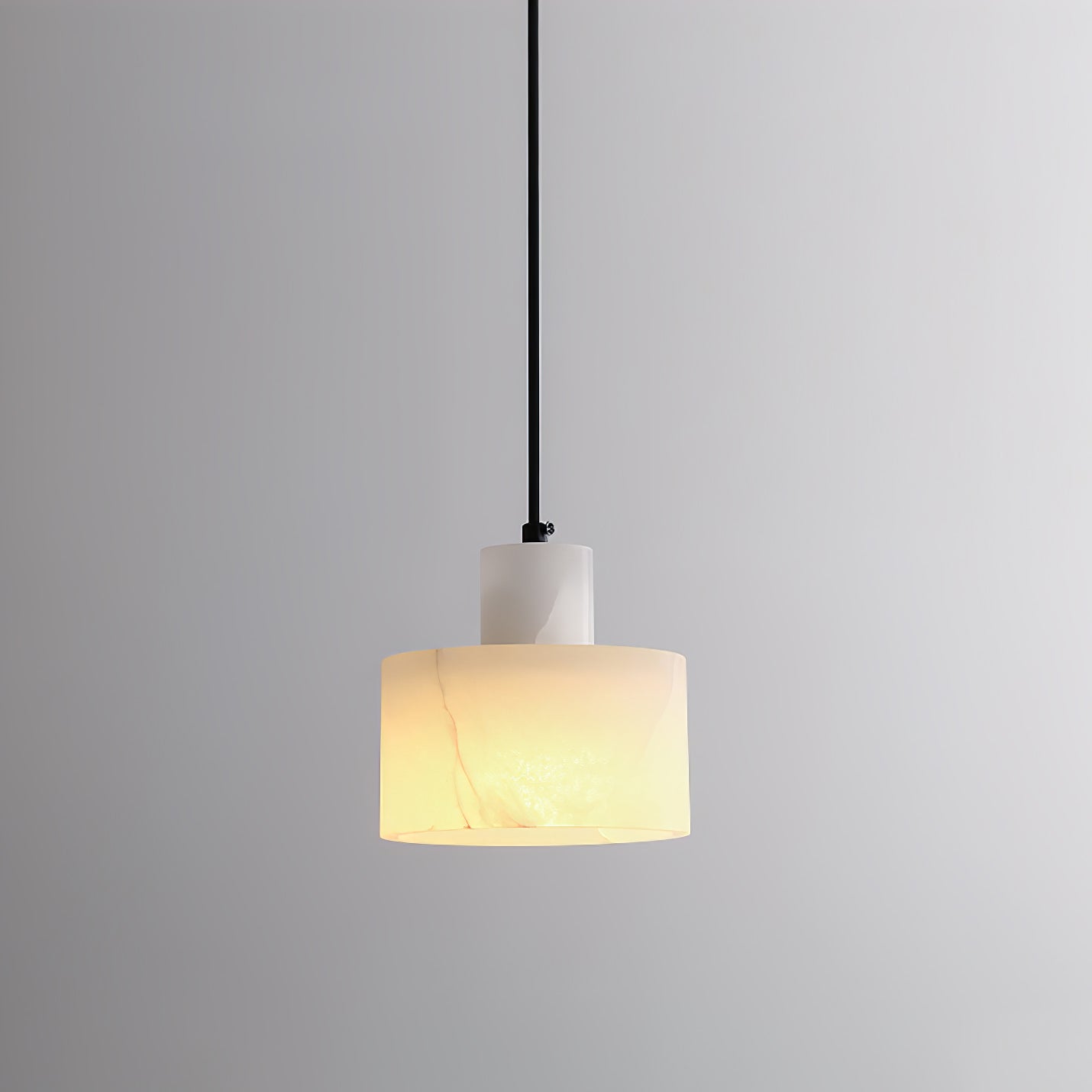 Alabaster Pendant Lgiht Dual Cylindrical - Neutralighting