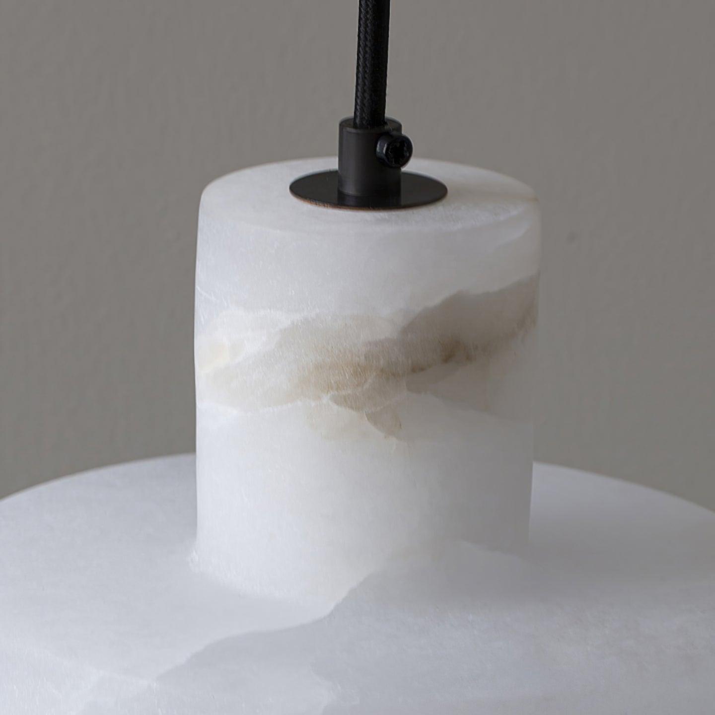 Alabaster Pendant Lgiht Dual Cylindrical - Neutralighting