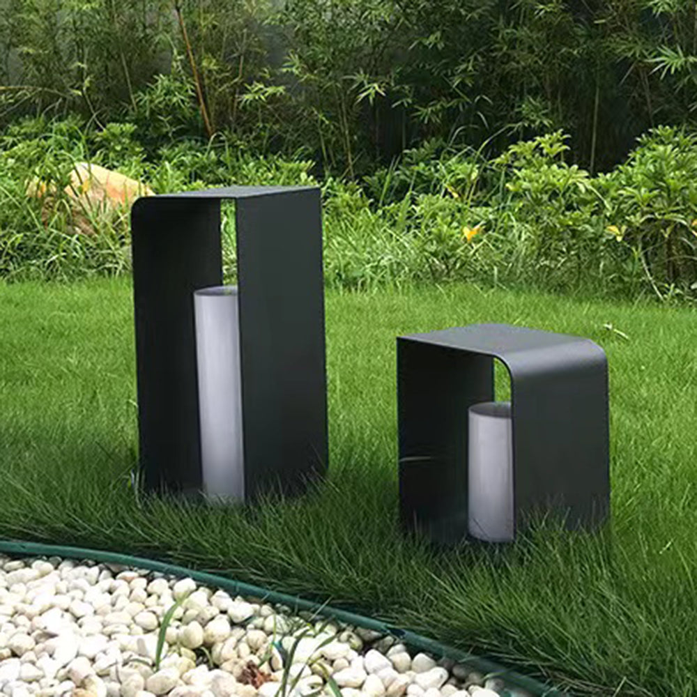 Ray Außenstehleuchte Minimalistisch Quadrat LED Metall Garten Flur