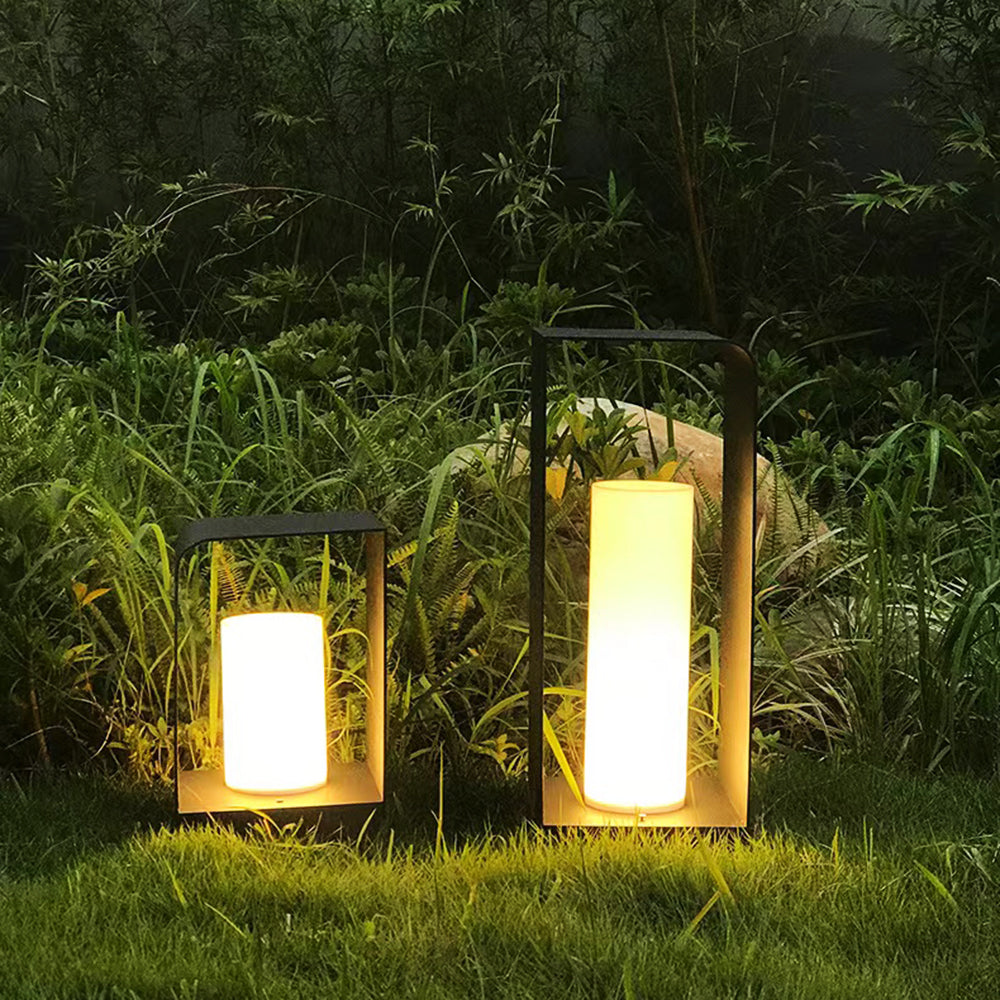 Ray Außenstehleuchte Minimalistisch Quadrat LED Metall Garten Flur
