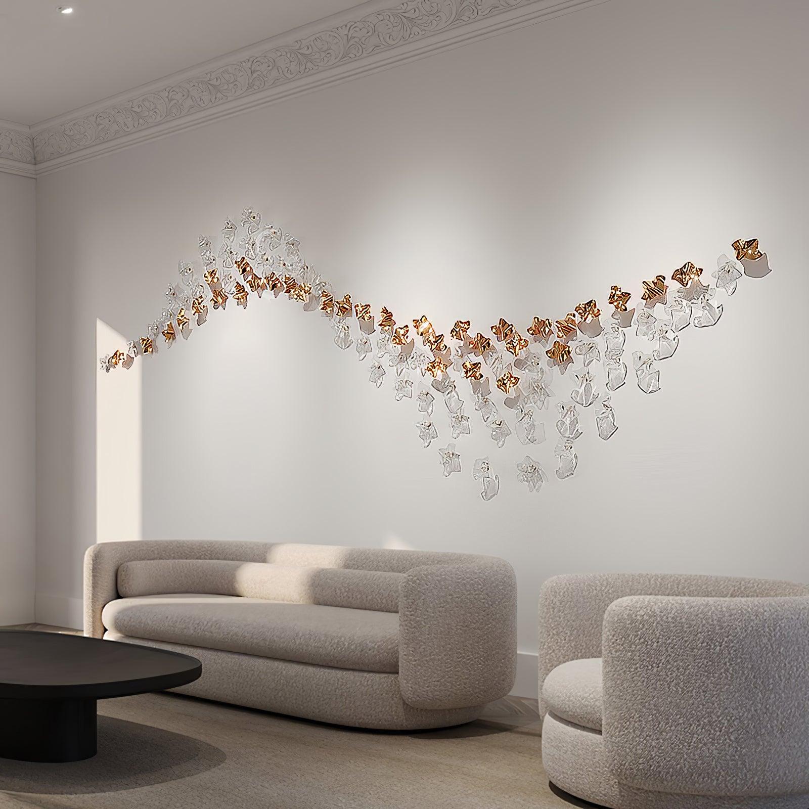 Vecarisra Luxus Gezeiten-Kunstglas Pendelleuchte-Letslighting