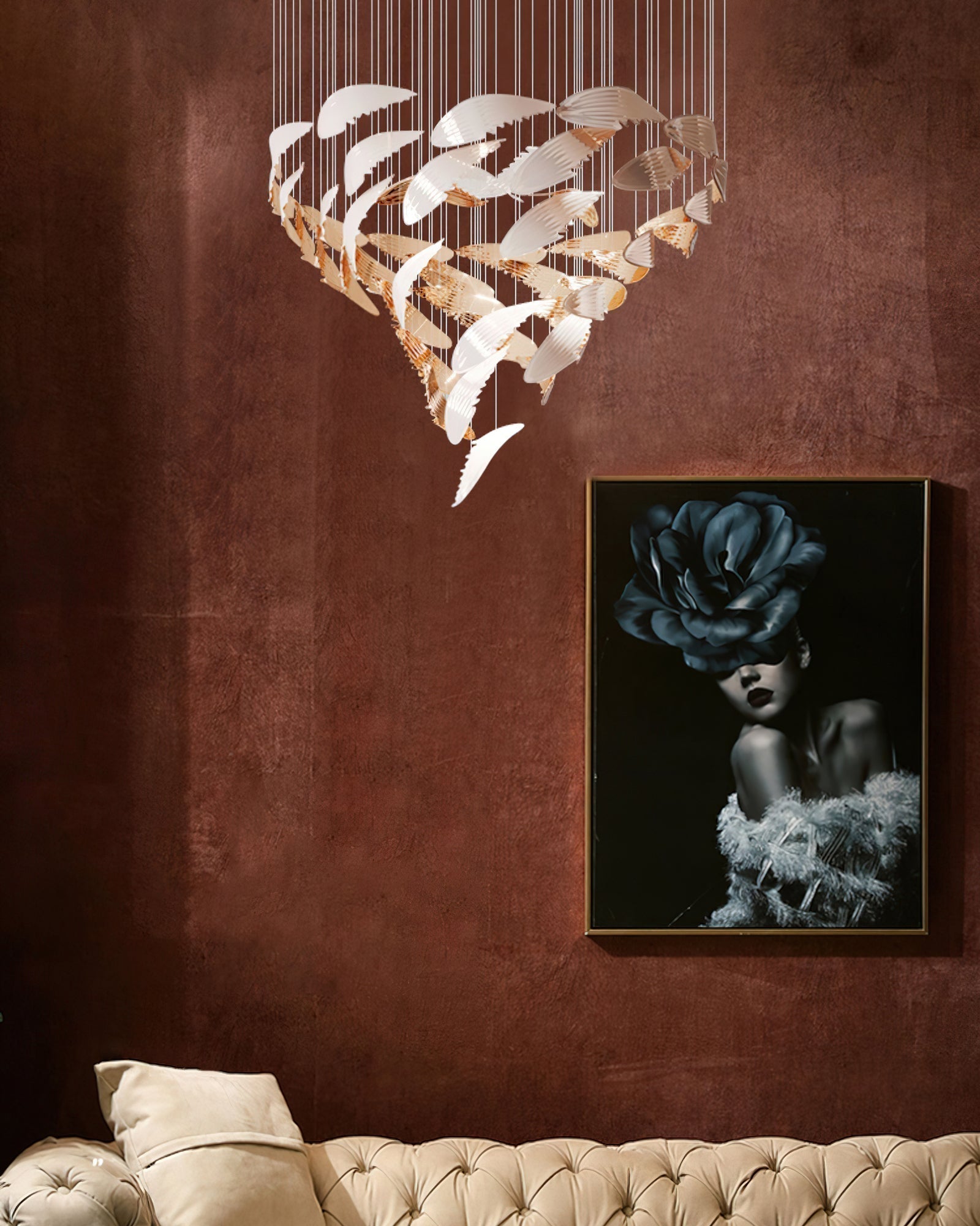 Alvenan Vogel Schar Kronleuchter-Letslighting