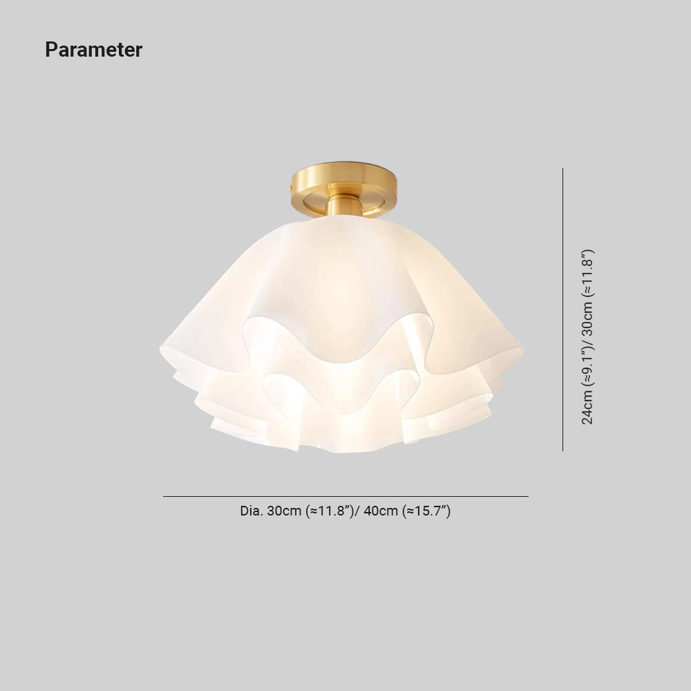 Menro Deckenleuchte in Blumenform