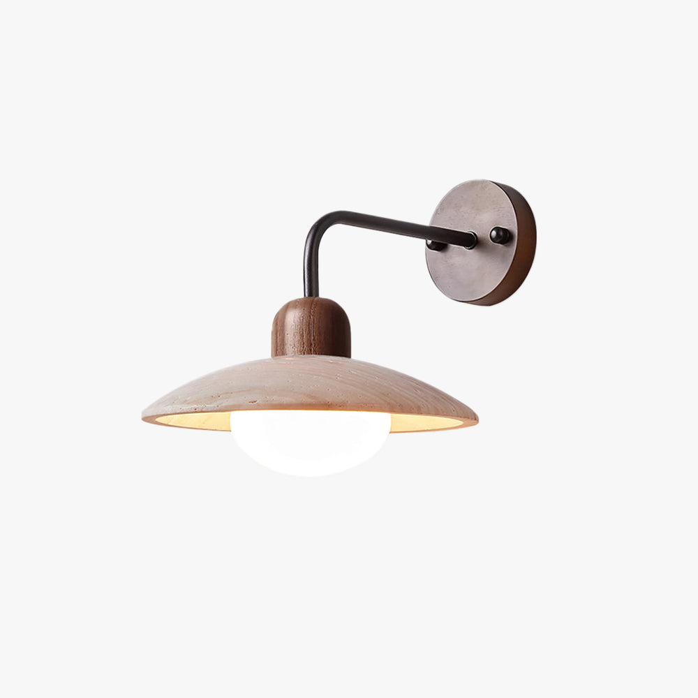 Winel Vintage-Wandleuchte aus Travertin