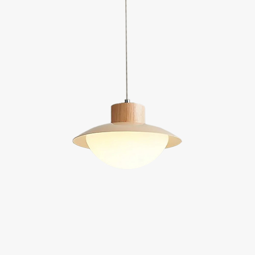 Milk Pendelleuchte Holz Esstisch