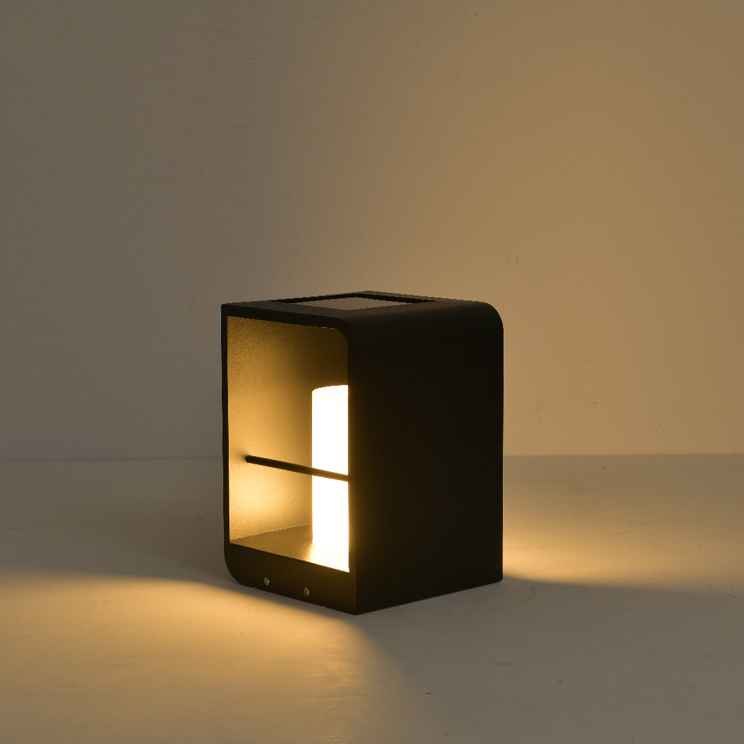Ray Außenstehleuchte Minimalistisch Quadrat LED Metall Garten Flur