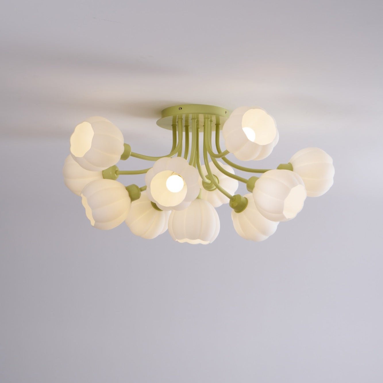 Zenorarae Elegance Matcha Glas Deckenleuchte-Letslighting