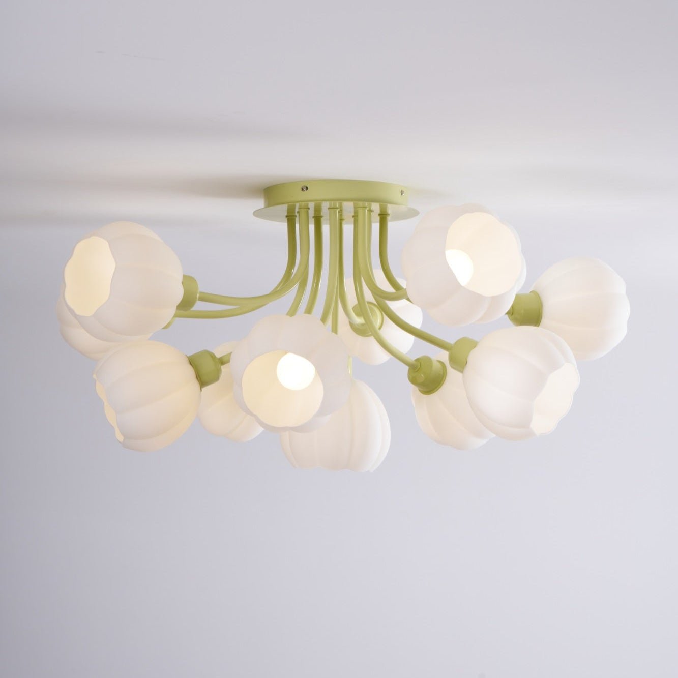 Zenorarae Elegance Matcha Glas Deckenleuchte-Letslighting