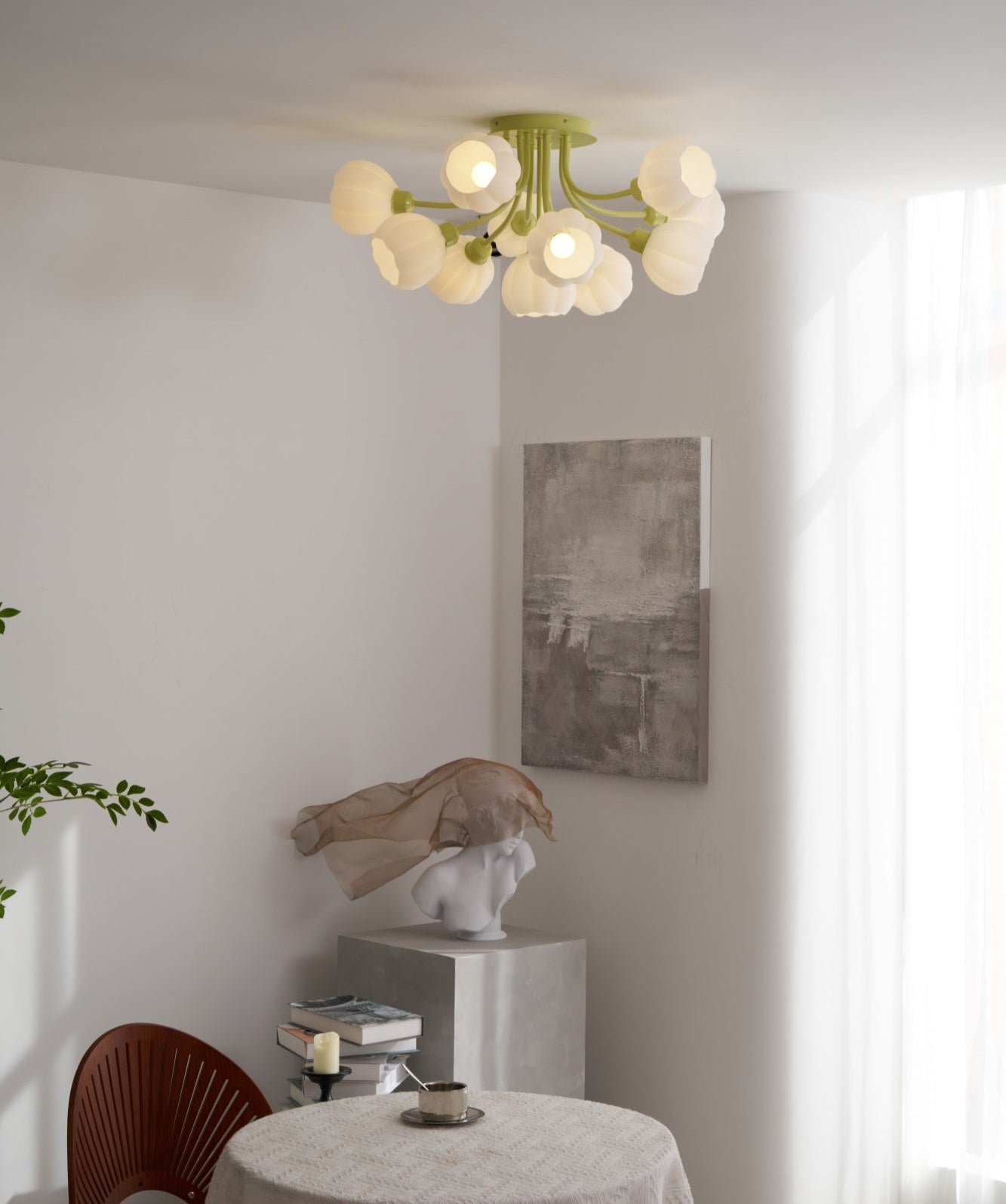 Zenorarae Elegance Matcha Glas Deckenleuchte-Letslighting