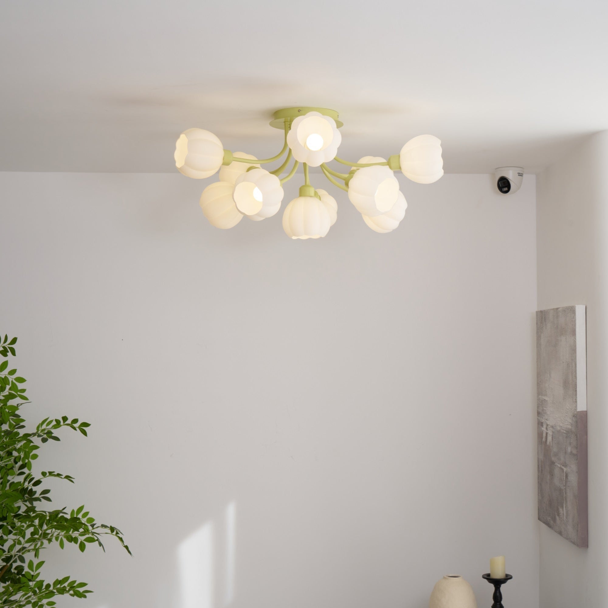 Zenorarae Elegance Matcha Glas Deckenleuchte-Letslighting