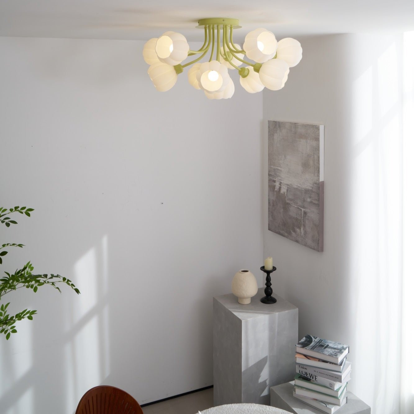Zenorarae Elegance Matcha Glas Deckenleuchte-Letslighting