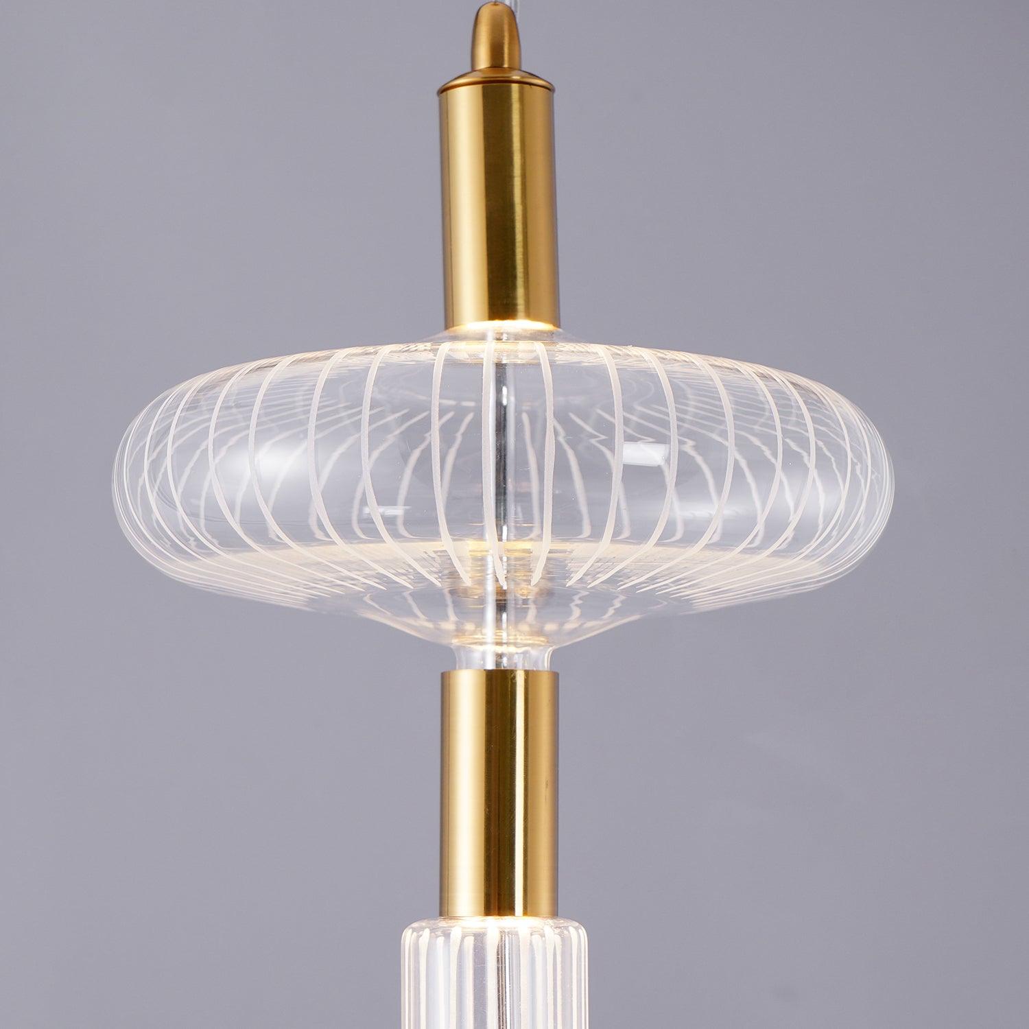 Solara Pendelleuchte Kristall Zylinder Cipher Modern-Letslighting