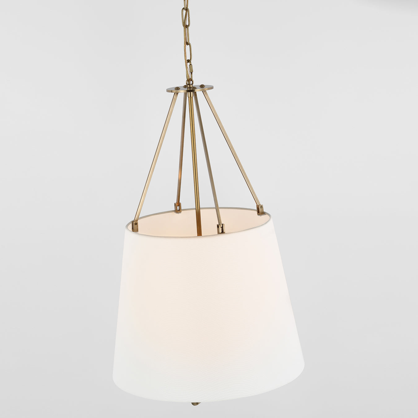 Loom Vintage Industrial Messing Stoff Pendelleuchte-Letslighting