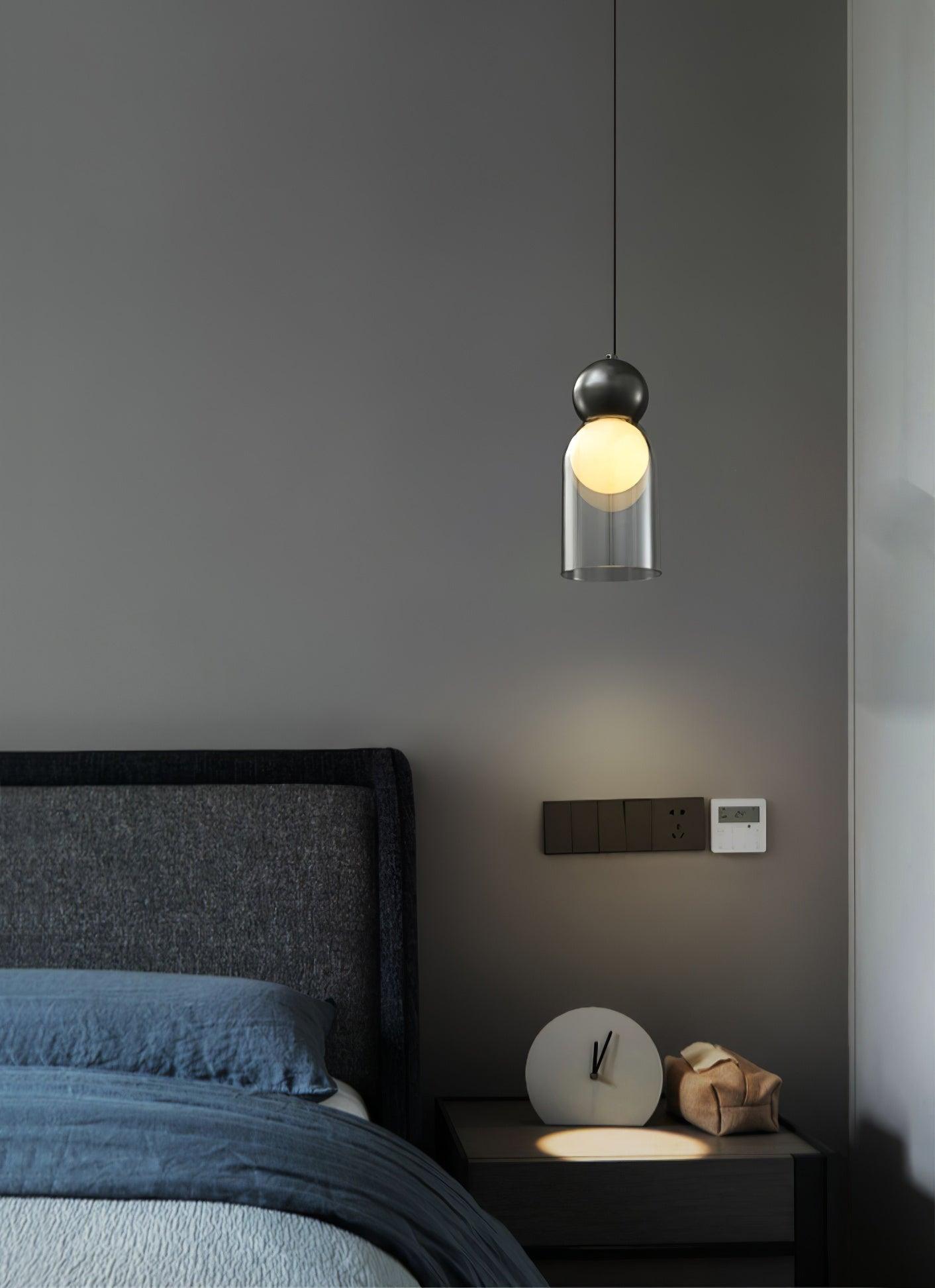Solara Pendelleuchte Messing Glas Nordic Geometrisch-Letslighting