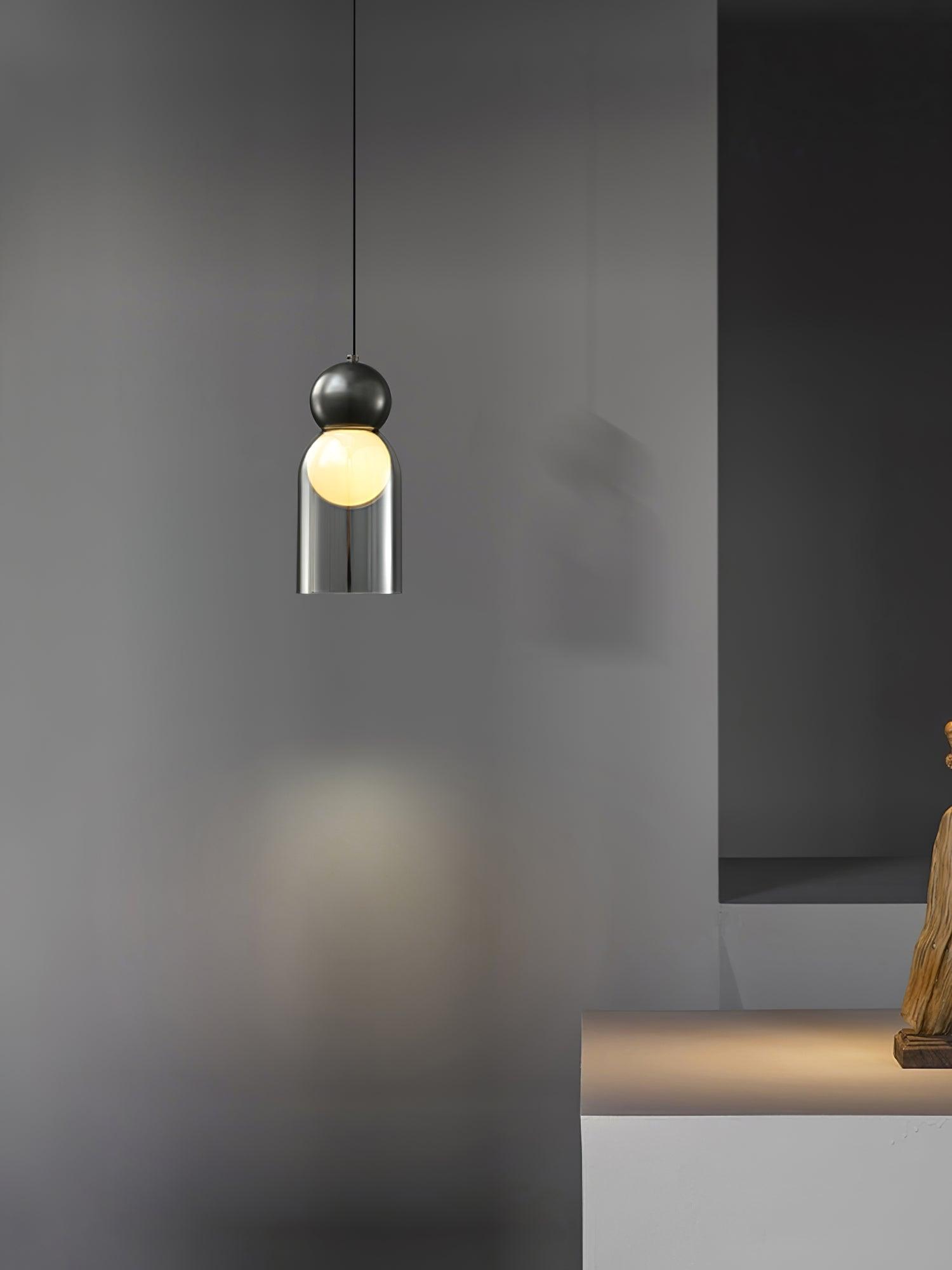 Solara Pendelleuchte Messing Glas Nordic Geometrisch-Letslighting
