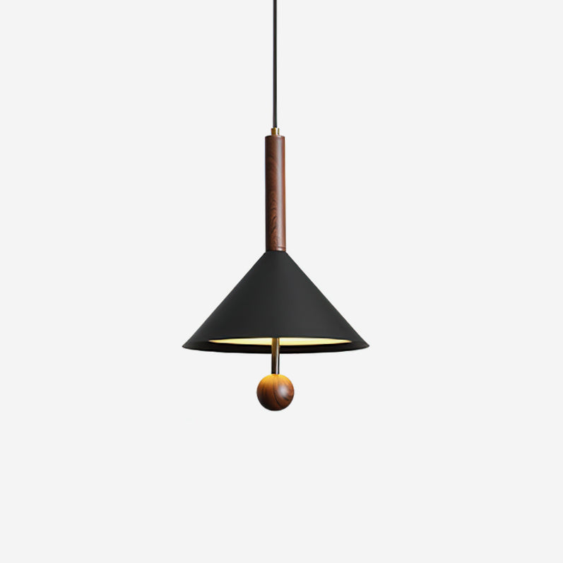Veyra Kegel Pendelleuchte Modern Holz-Letslighting