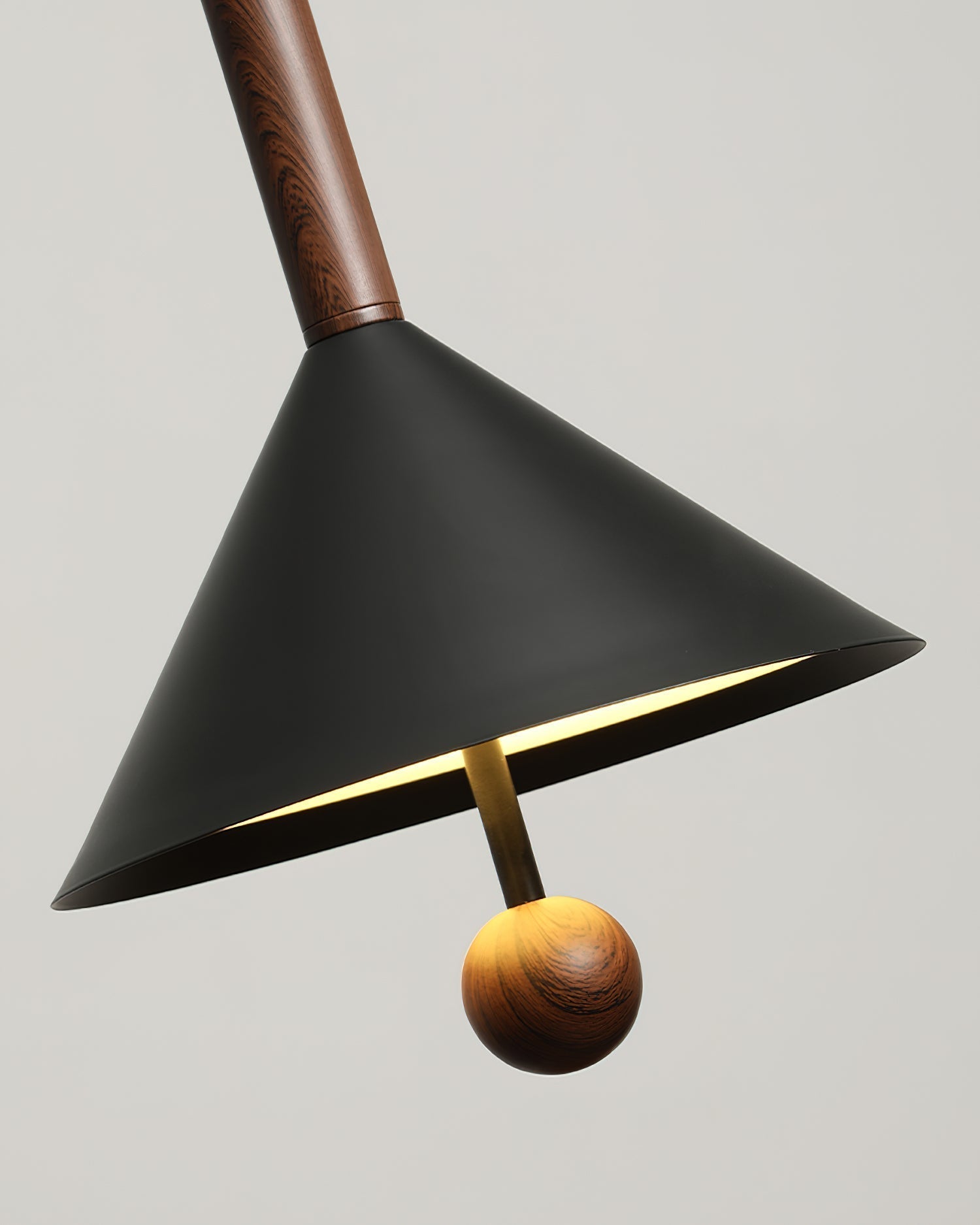Veyra Kegel Pendelleuchte Modern Holz-Letslighting