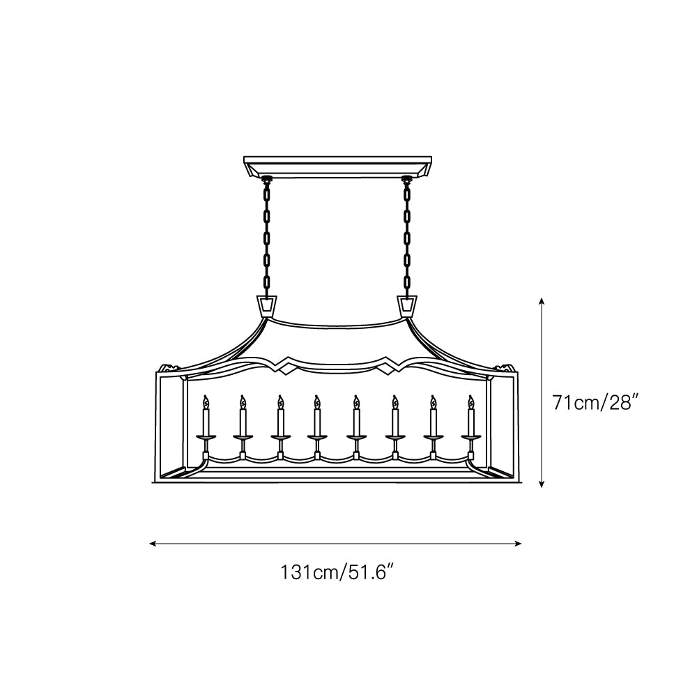 Ripple Klassischer Messing-Kronleuchter-Letslighting